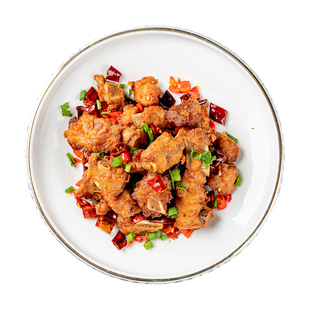 李家厨蒜香小排整箱排骨粒猪小排油炸香酥肋排猪肋排酒店半成品菜