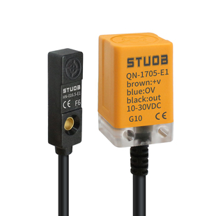 电感式接近开关HN-1805-E1方形24V金属限位传感器直流三线NPN常开