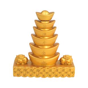 财神摇钱树转转桌面摆件办公室装饰品招米发财树财源滚滚中式礼品