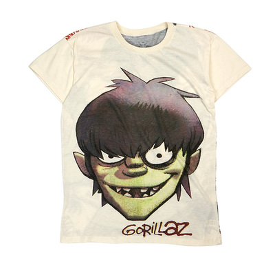 印花短袖T恤圆领纯棉宽松夏季GZ