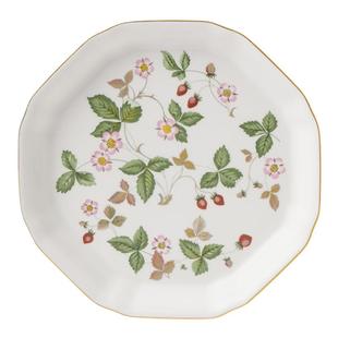 WEDGWOOD威基伍德野草莓八边形餐盘骨瓷盘子欧式餐具餐盘家用盘