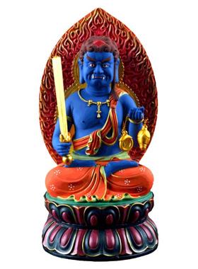 戴玉堂陶瓷不动尊菩萨像本命佛属鸡不动明王佛像客厅供奉佛摆件