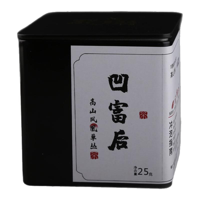 新品潮州凤凰高山老枞凹富后 单枞茶 单丛茶乌龙茶高端黑金罐装