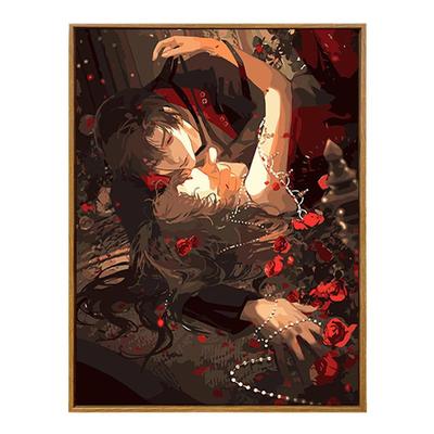 恋与深空名场面diy数字油画