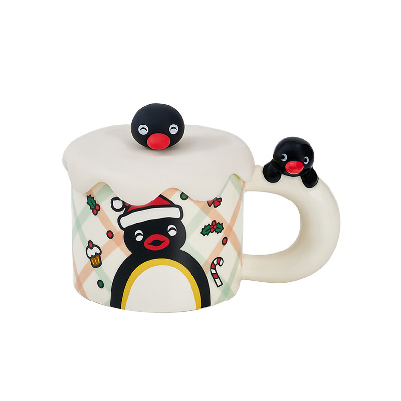 言仓Pingu联名圣诞马克杯