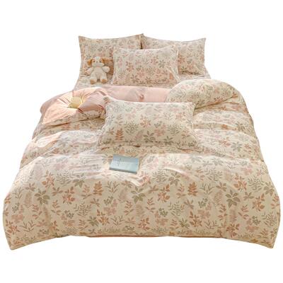 无印良品小清新全棉被套单件