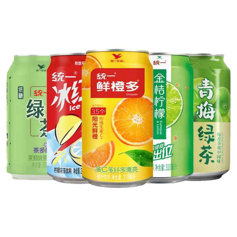 统一鲜果橙蜜桃多整箱优惠