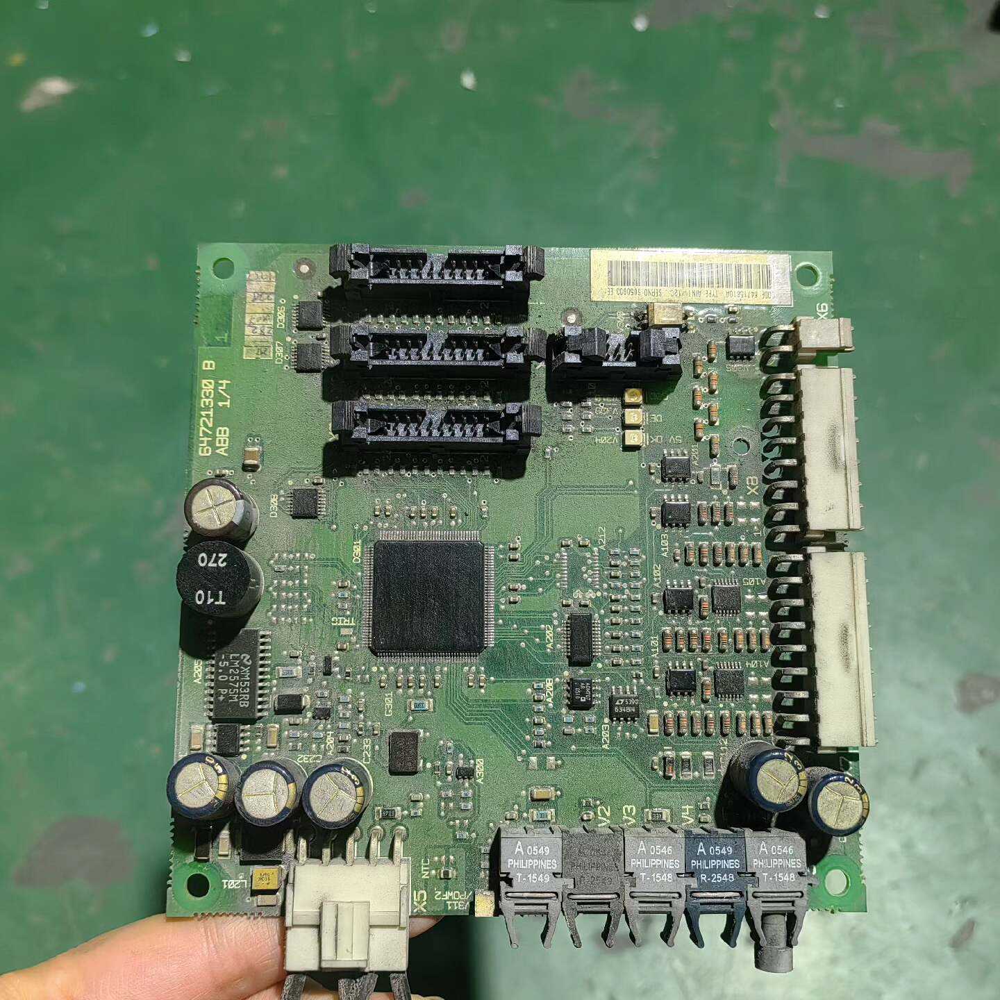 AINT-12C ABB800多传变频器 光纤信号板 原装拆