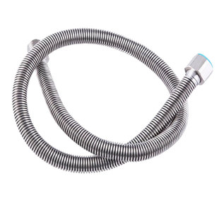 4分内外丝304不锈钢波纹管热水器马桶进水管延长管内外牙金属软管