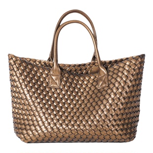 原创菜篮子编织包女2025新款大容量单肩托特包时尚高级感手提女包