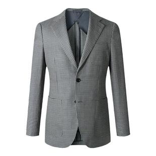 【卓雅系列】COLOMBO进口羊毛面料千鸟格休闲西服男半里薄款外套