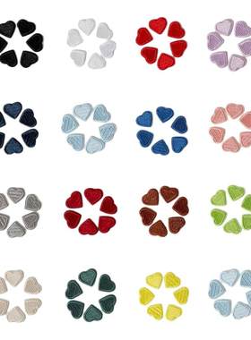 自粘补丁贴爱心修补羽绒服布贴