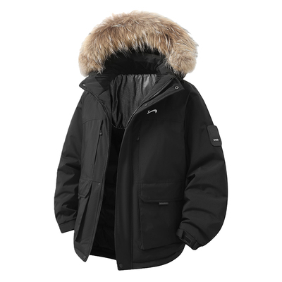 贵人鸟加厚羽绒服男士派克服