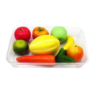 亚克力托盘凉菜盘商用长方形塑料盘麻辣烫食品展示盘熟食卤菜盘子