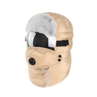 零下40度哈尔滨旅游保暖装备去东北雪乡防寒装备儿童雷锋帽加绒厚