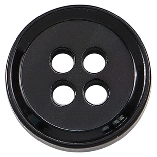 夏季新款女装幻彩珠光树脂衬衫纽扣小清新时尚百搭细边四眼小扣子