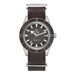 Rado瑞士雷达表库克船长皮带机械腕表男手表赠表带