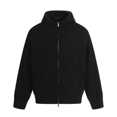 美式复古cleanfit连帽开衫卫衣