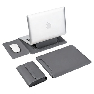 摩斯维 笔记本电脑内胆包适用苹果Macbookair13华为Matebook14寸联想小新pro16支架款保护套15无磁收纳M4轻薄