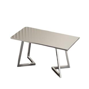 加厚食堂商用不锈钢餐桌椅网红小吃店坚固经济酒吧饭馆咖啡厅桌子