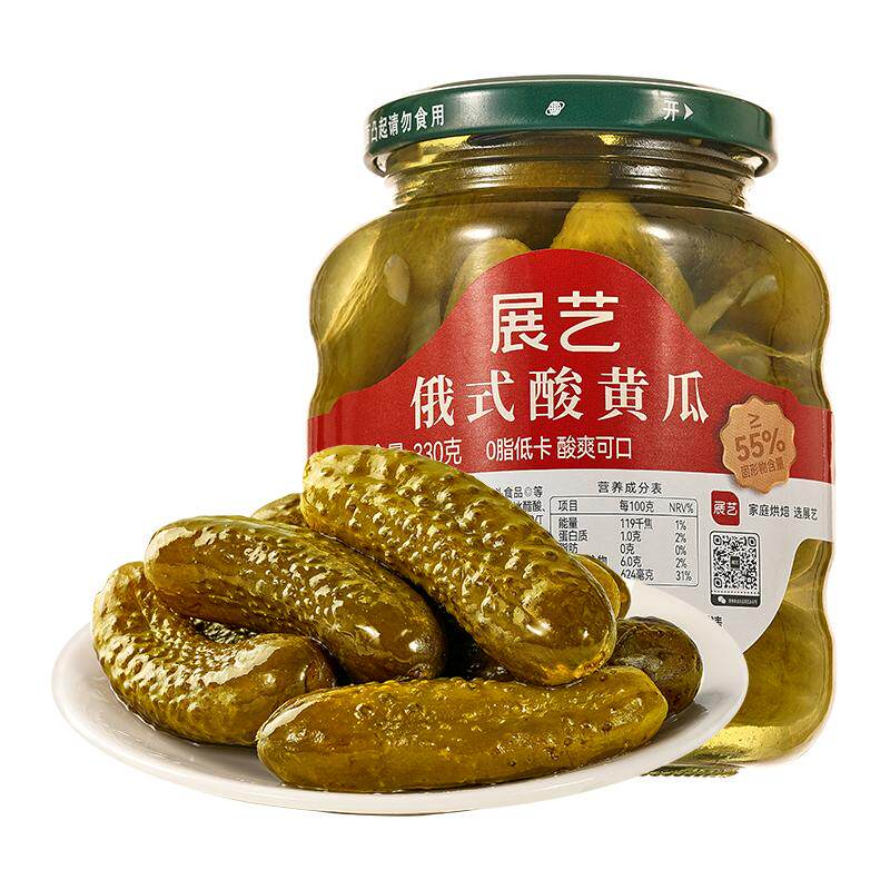 展艺正宗俄式酸黄瓜下饭菜