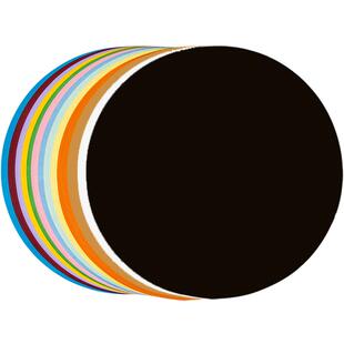 圆形卡纸牛皮纸画画纸黑色卡纸硬彩色圆卡纸白色绘画卡纸美术专用硬纸板幼儿园手工儿童diy背景圆纸双面画纸