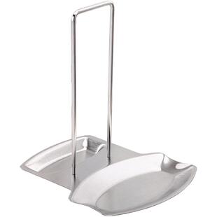 西来美304不锈钢锅盖架带接水盘多功能厨房置物架砧板勺收纳沥水