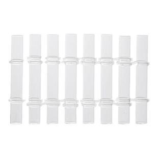 一排花瓶试管玻璃洋牡丹插花鲜花水培透明创意网红花架水养摆件小