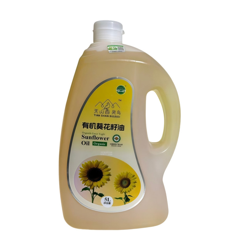 有机非转基因葵花籽油5L大桶装
