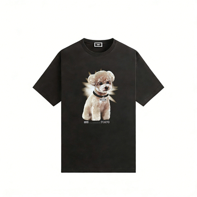 KITH东京限定小狗水洗短袖T恤