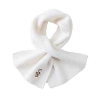 玖慕纯山羊绒小围巾女秋冬保暖交叉护颈可爱围脖送女生日新年礼物