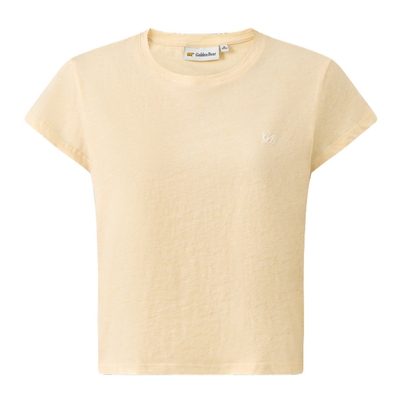 【100%棉】GOLDEN BEAR/金熊2026夏季新品女士休闲纯棉短袖T恤