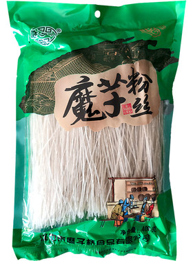 汉中磨子桥魔芋粉丝粉条魔芋面方便面速蒟蒻粉卡热量纯代餐轻食品
