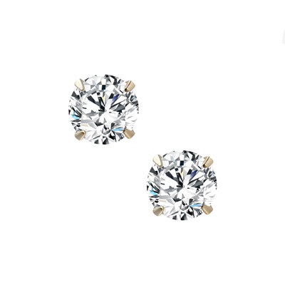 媲美真钻14K经精致闪闪耳钉极简