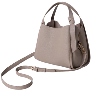 菜篮子包牛皮包包女士女包简约通勤大容量手提单肩斜挎包2026新款