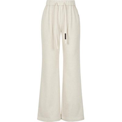 KBNE米色加厚宽松休闲裤女垂感卫裤阔腿裤2025秋冬新款长裤女装