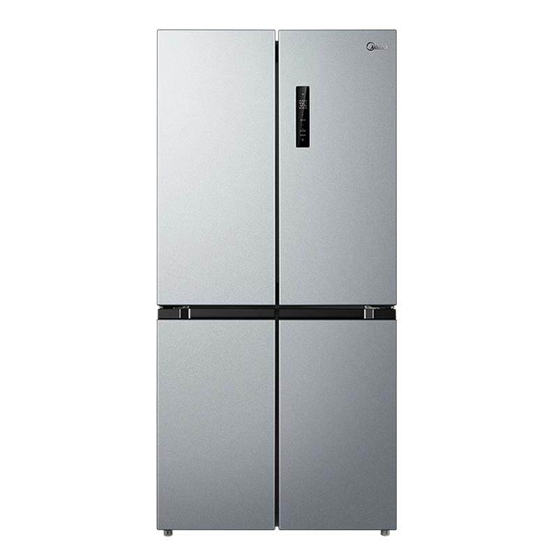 美的冰箱480升十字对开双开四门大容量一级无霜家用冰箱官方正品