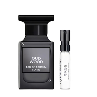 正品tf乌木沉香水小样淡香白麝香烟氲圣木灰色香根草橙花油苦樱桃