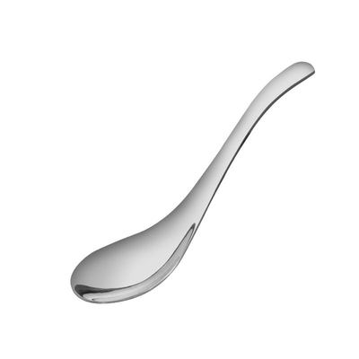 国风304不锈钢小勺子304家用儿童吃饭勺调羹汤勺加深餐勺可爱汤匙