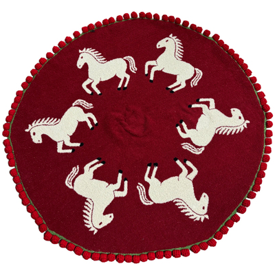 A类半边绒成品手工玫瑰花束毯子