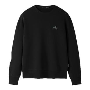 HLA/海澜之家山不在高系列卫衣25秋新大码圆领珠地刺绣柔软上衣男