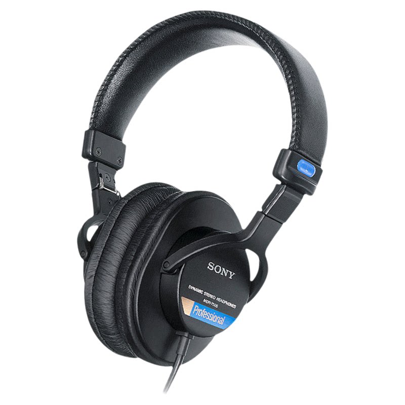 Sony/索尼7506耳机MDR-7506听歌降噪全封闭头戴式有线监听耳机