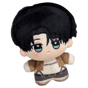 进击的巨人周边利威尔兵长艾伦三笠韩吉棉花娃娃努努挂件手办摆件