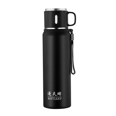 316不锈钢茶水分离户外水壶