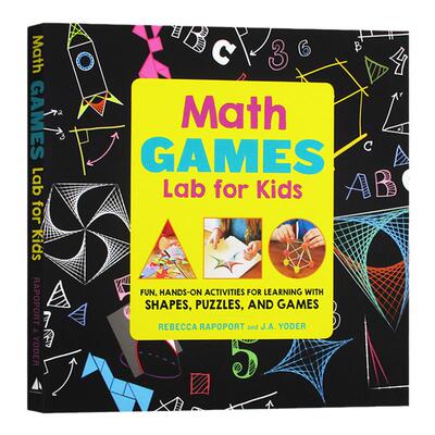 给孩子的数学实验室 英文原版 Math Games Lab for Kids 儿童科普读物 亲子实验 Rebecca Rapoport 丽贝卡拉波波特 进口英语书籍