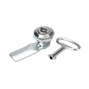 包邮MS705三角锁配电柜门锁垃圾箱锁开关柜门锁一字转舌锁 圆柱锁