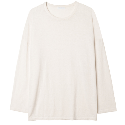 322WORKHOUSE羊毛羊绒圆领套头衫