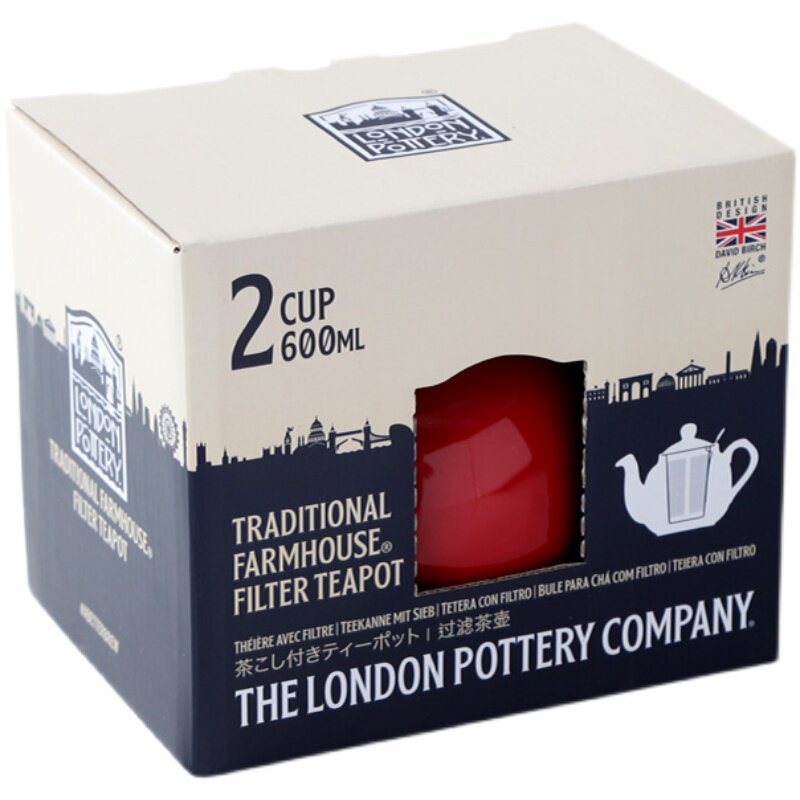 LondonPottery陶瓷茶壶带滤网