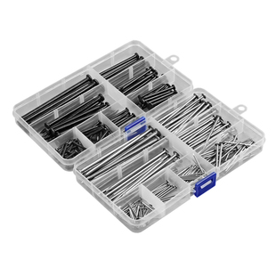 沪心钉子套装家用装修木工铁钉圆钉高强度特种钢钉水泥钉墙钉射钉