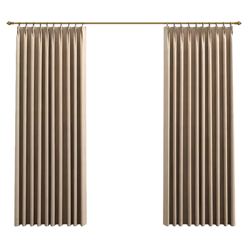 贵品窗帘遮光2025新款轻奢现代简约卧室飘窗客厅遮光遮阳布定制